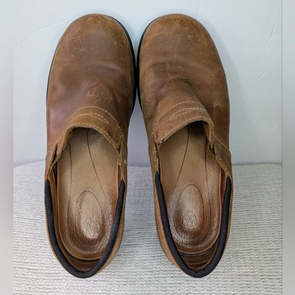 Ariat Santa Cruz Leather Clogs Brown 8.5 - Picture 5 of 9
